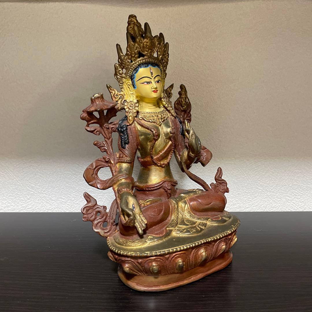 tenmakannondo 仏像　骨董　金属製
