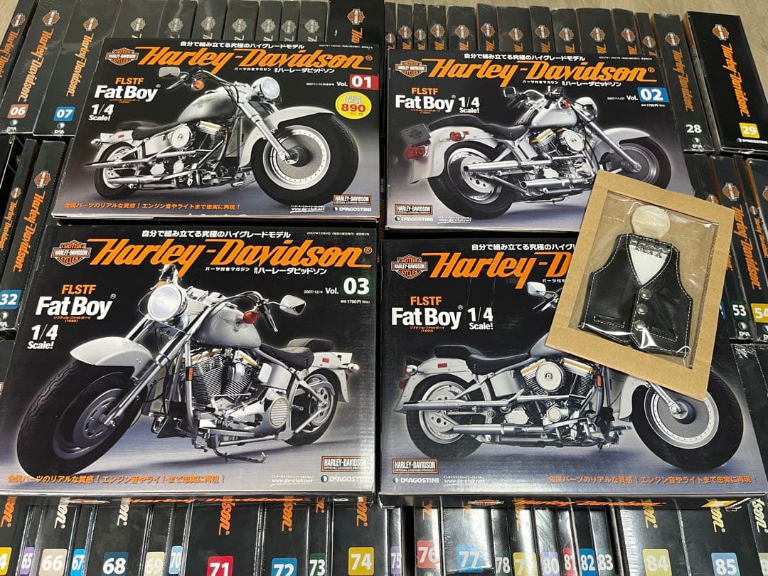 全89巻 未組立品 ディアゴスティーニ ハーレーダビットソン Fat Boy