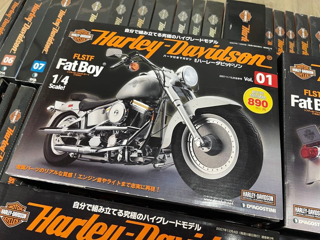 全89巻 未組立品 ディアゴスティーニ ハーレーダビットソン Fat Boy