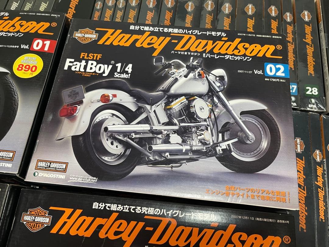 全89巻 未組立品 ディアゴスティーニ ハーレーダビットソン Fat Boy