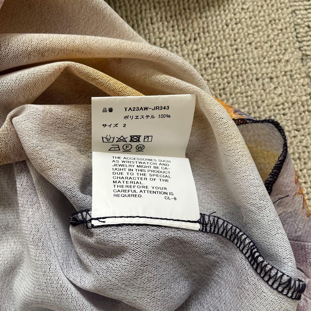 【完売品】TAAKK ターク　TULLE T-SHIRTS チュールTシャツ　Ｍ