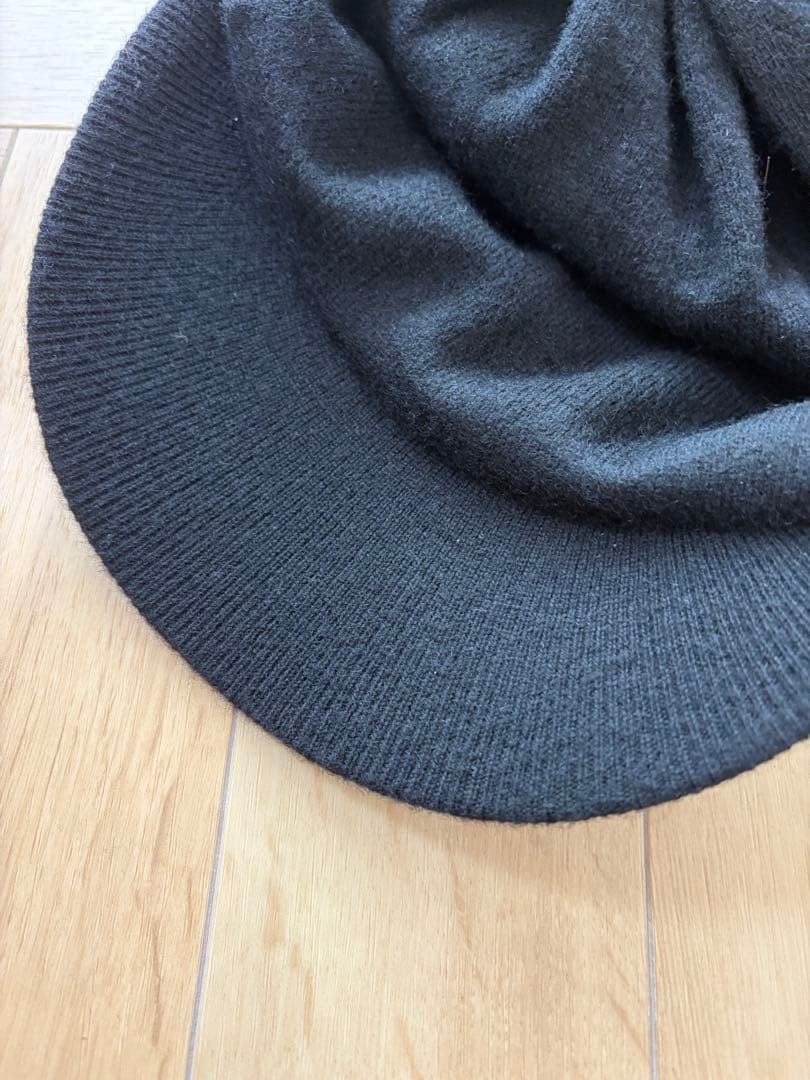 24aw COMOLI コモリ　ウールニットキャップ　ブラック　フリーサイズ