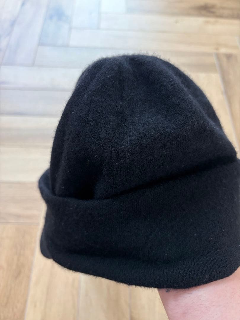24aw COMOLI コモリ　ウールニットキャップ　ブラック　フリーサイズ