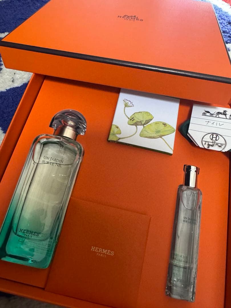 HERMES ナイルの庭 香水セット 100ml 50ml 石鹸