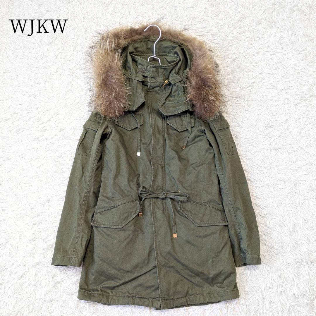 新品タグ付✨WJKW【3way仕様】ライナー付モッズコート〈38〉カーキ 春秋冬