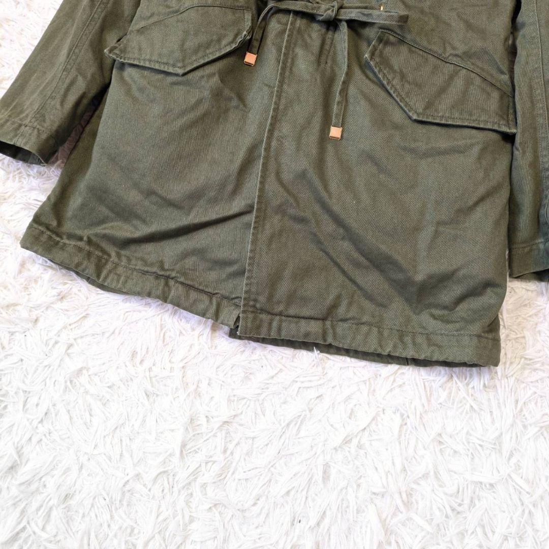 新品タグ付✨WJKW【3way仕様】ライナー付モッズコート〈38〉カーキ 春秋冬