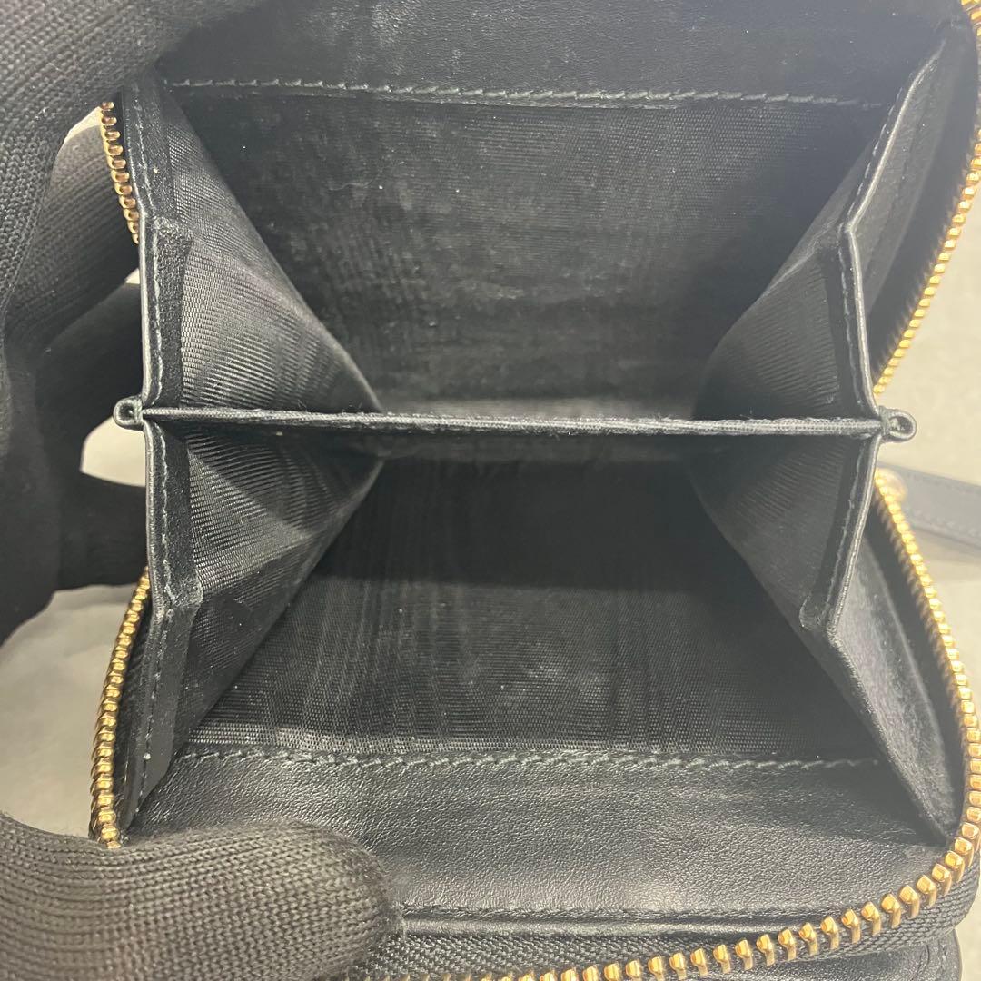 T*o様 GUCCI グッチ マイクロシマ 二つ折り財布 黒 箱付き