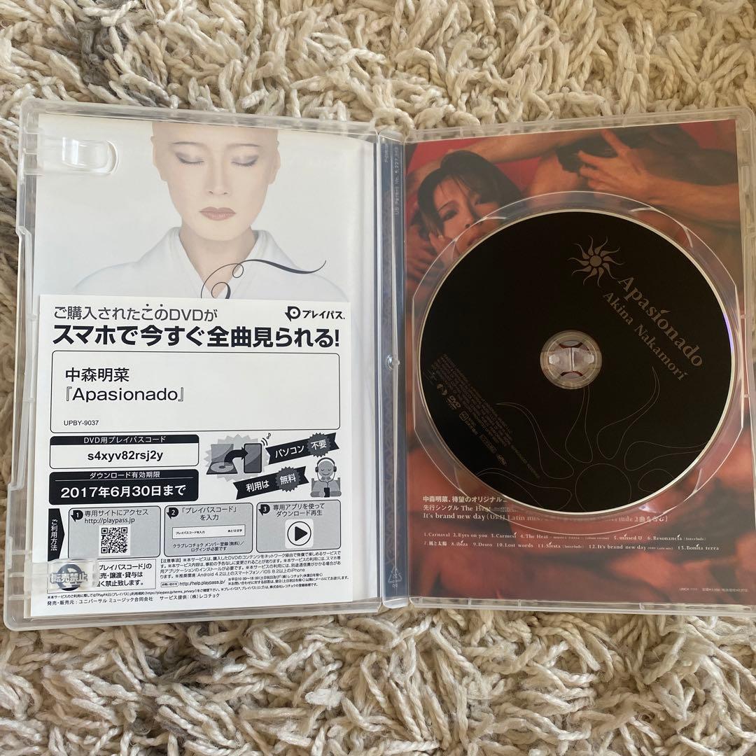 中森明菜　Apasionado DVD 中古
