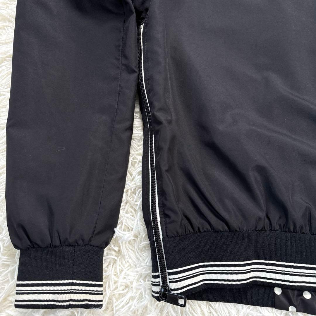 ✨美品✨D&G ドルチェアンドガッバーナ　ブルゾン　スタジャン　ドット柄　黒