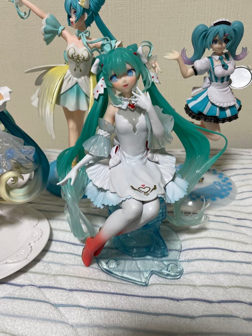初音ミク フィギュア 桜ミク　タイクレ限定　マスコット　9点セット
