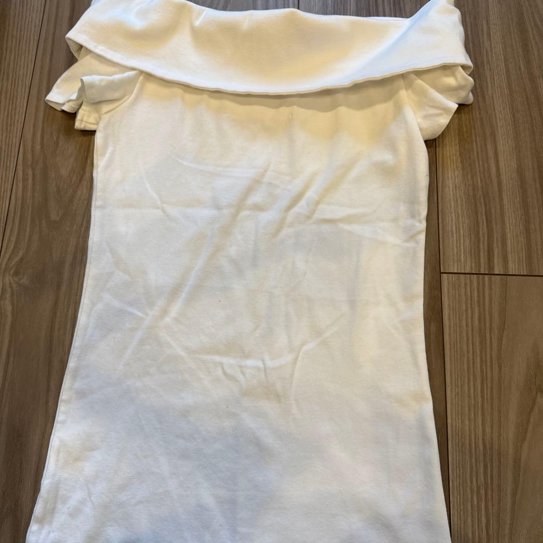 MYLAN 半袖Tシャツ オフショルダー　サイズF