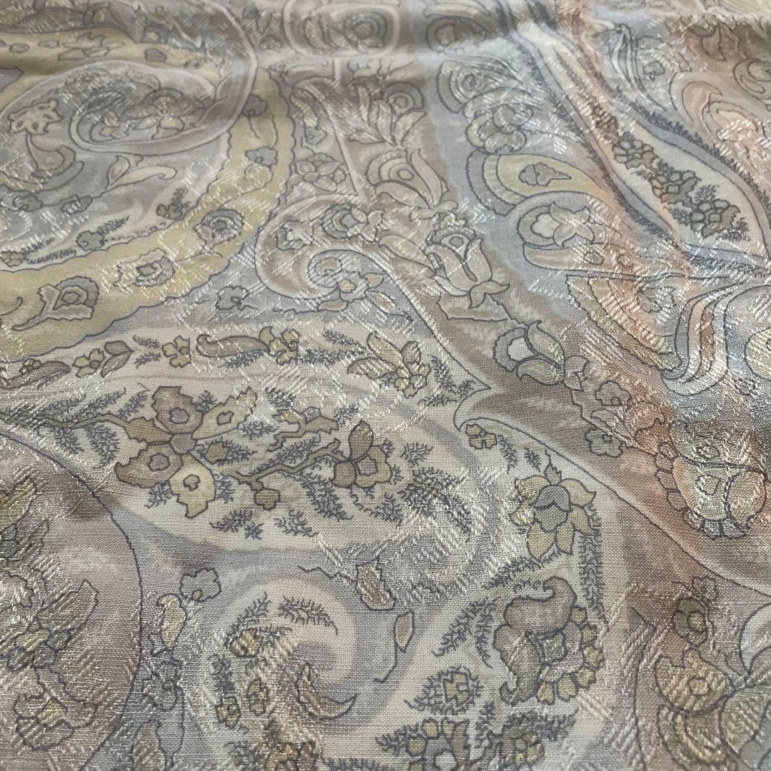 ETRO ウールシルク　ペイズリー柄 ストール