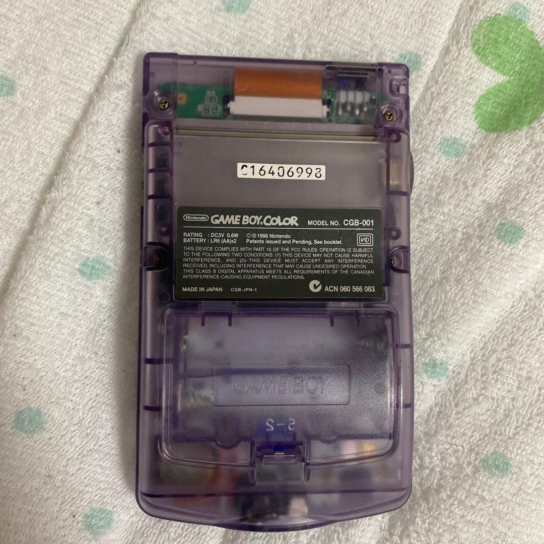 Nintendo ゲームボーイカラー クリアパープル