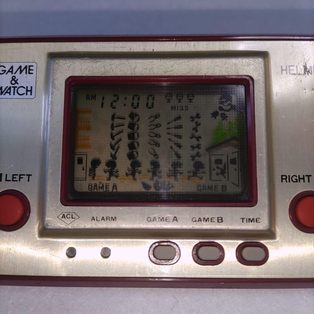 ゲーム＆ウォッチ ゴールド　ヘルメット