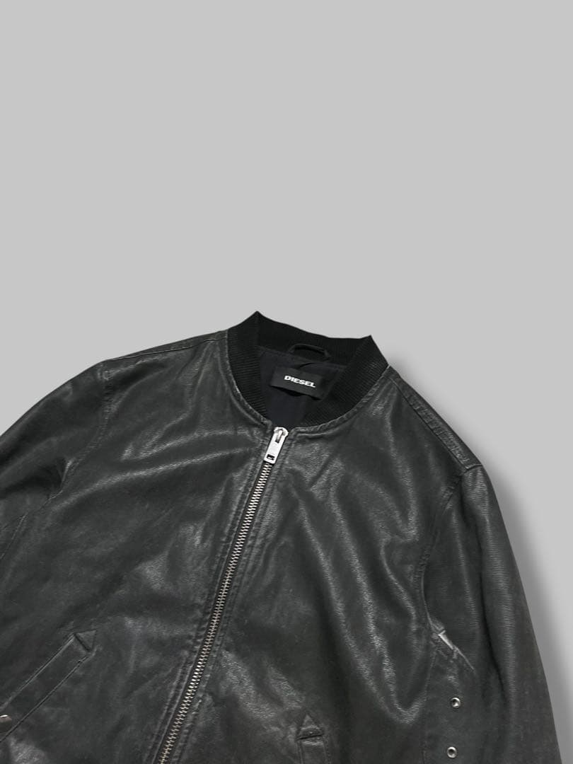 ジャケット・アウター Diesel Coated Flight Bomber Jacket