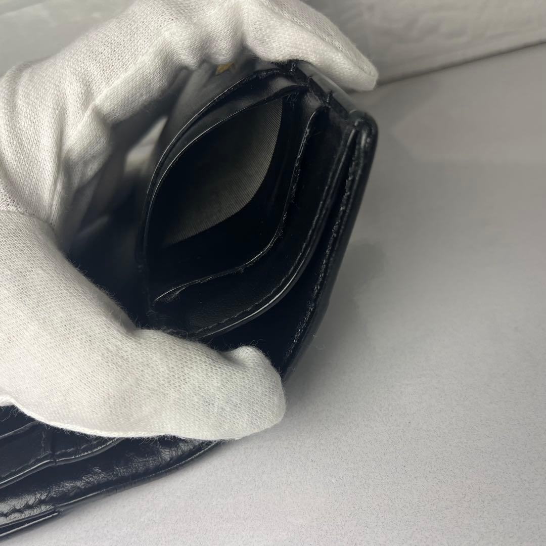 BOTTEGA VENETA カセット 二つ折り 財布 美品 ボッテガ ブラック