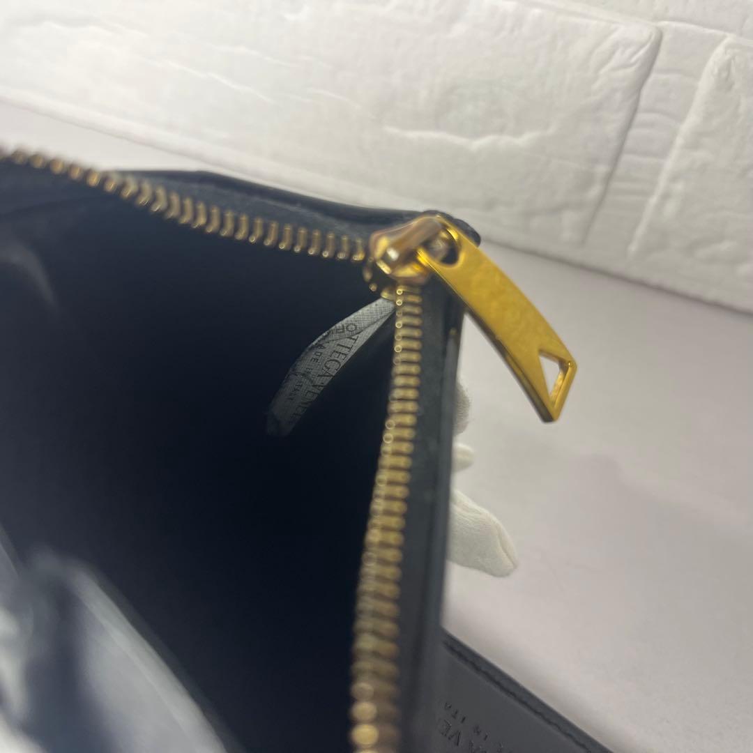 BOTTEGA VENETA カセット 二つ折り 財布 美品 ボッテガ ブラック