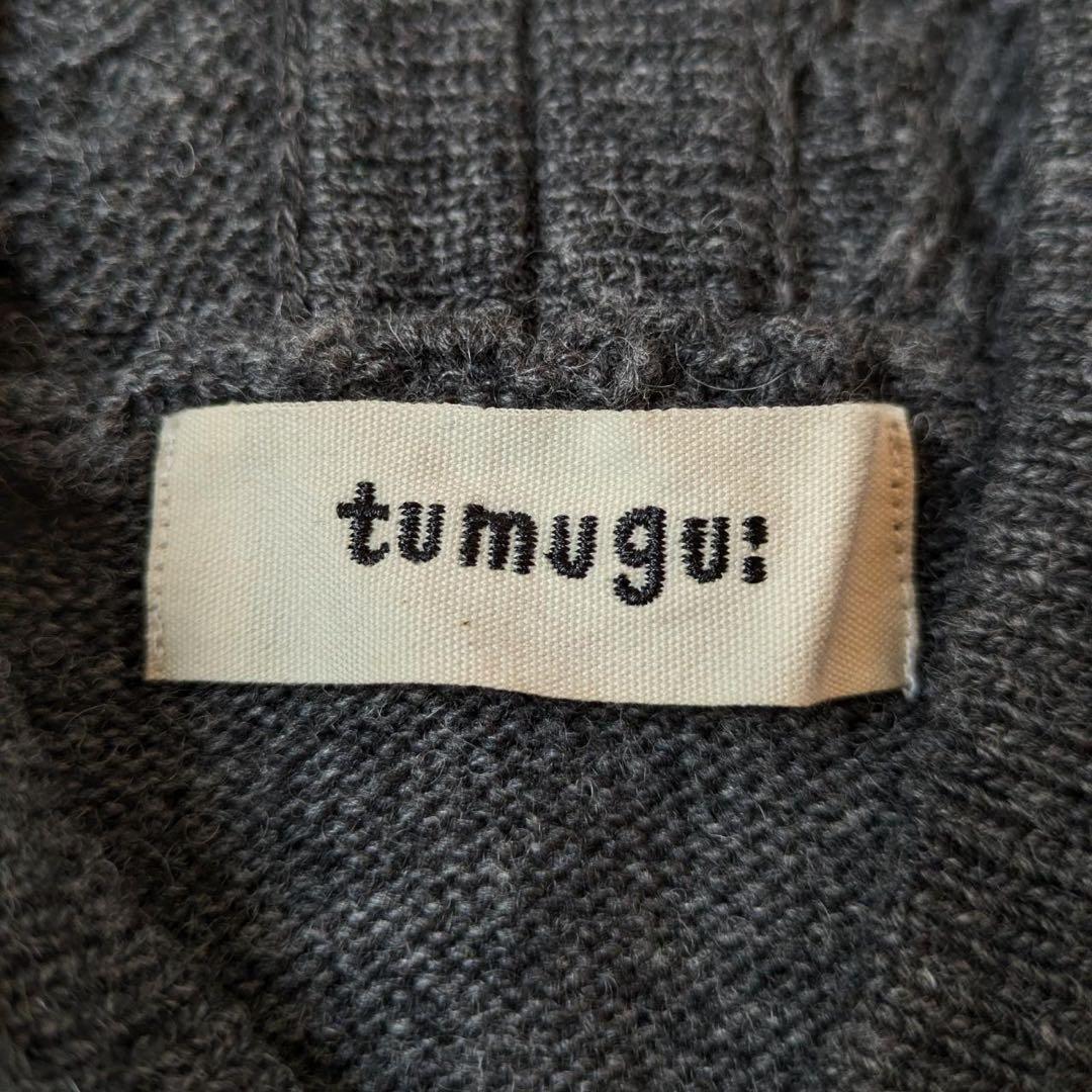 tumugu:/ツムグ　パッチワークフェザーラムカーディガン　羽織　Free