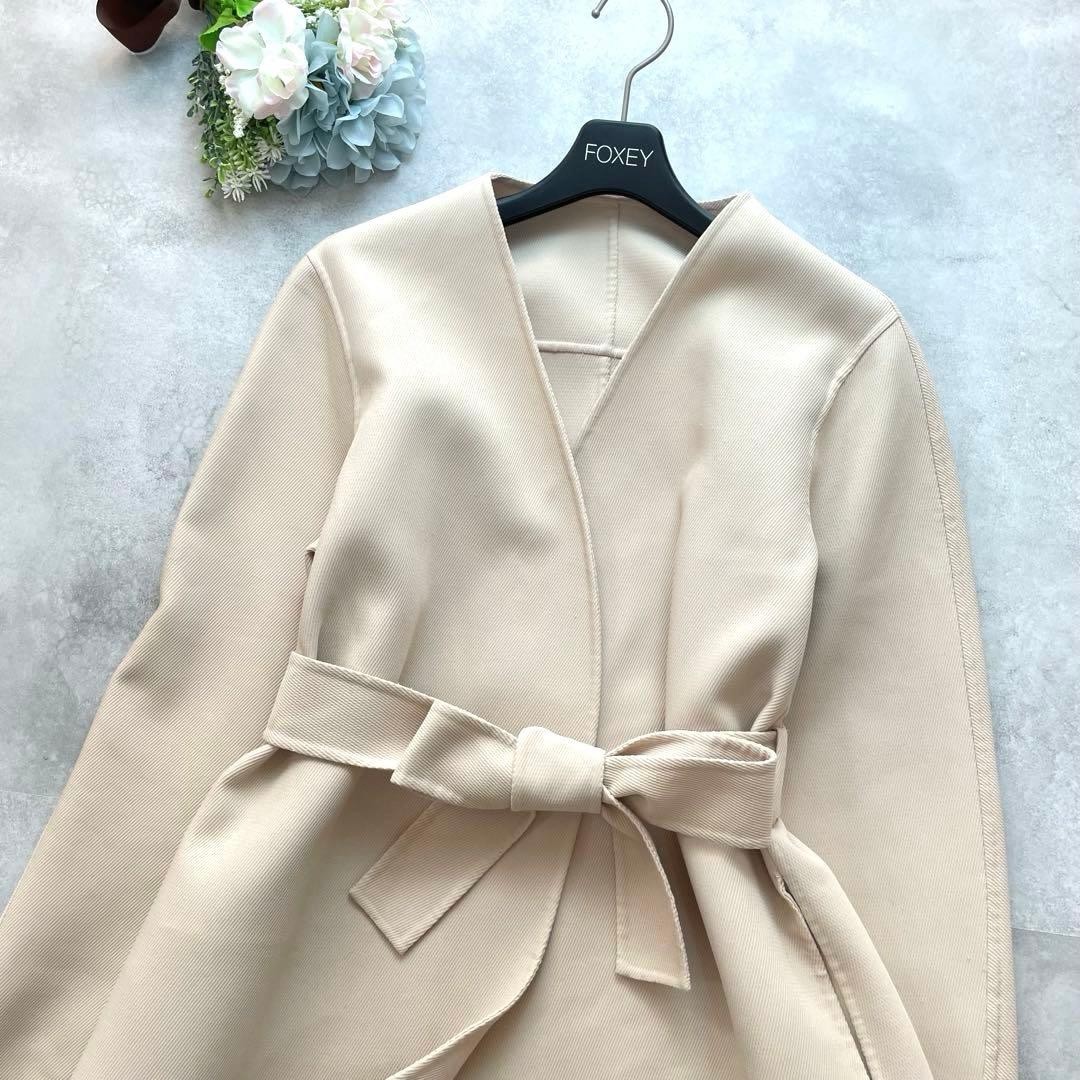 美品✨アナイ カルゼリバー ロングコート スプリングコート 36 ベルト 現行