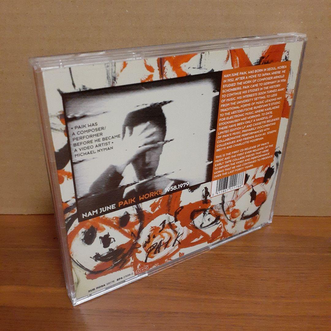 NAM JUNE PAIK 『WORKS 1958.1979』 SUB ROSA