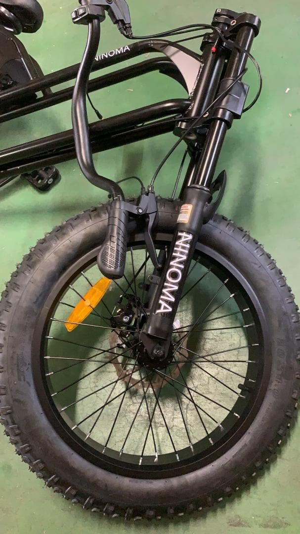 完全ジャンク品 NINOMA 電動アシスト自転車 20インチ 極太タイヤ