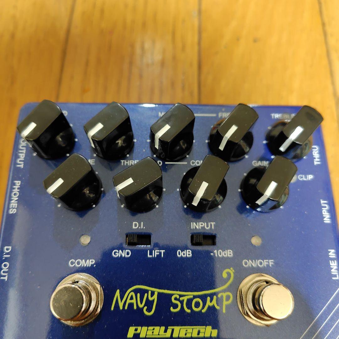 Piautech Navy Stomp プリアンプベースエフェクター