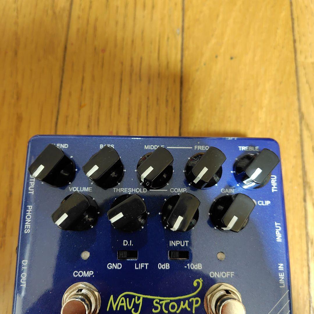 Piautech Navy Stomp プリアンプベースエフェクター