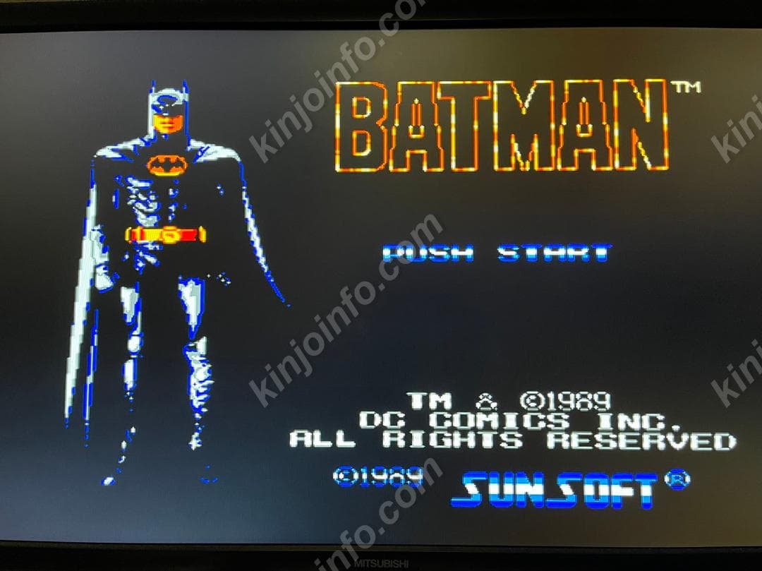 ★GWセール★バットマン（BATMAN）【中古美品・完品・FC日本版】