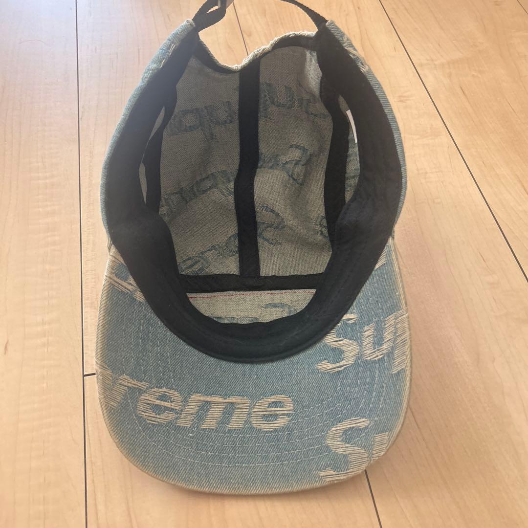 Supreme デニムキャップFrayedLogos Denim　CampCap
