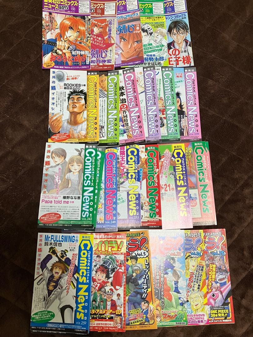 【バラ売り可能】ジャンコミ・ジャンパラ・コミックスニュース112枚セット