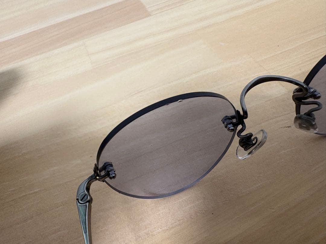 y*a様 名品 白山眼鏡店 anaaki M ツーポイント ボストン レスリム