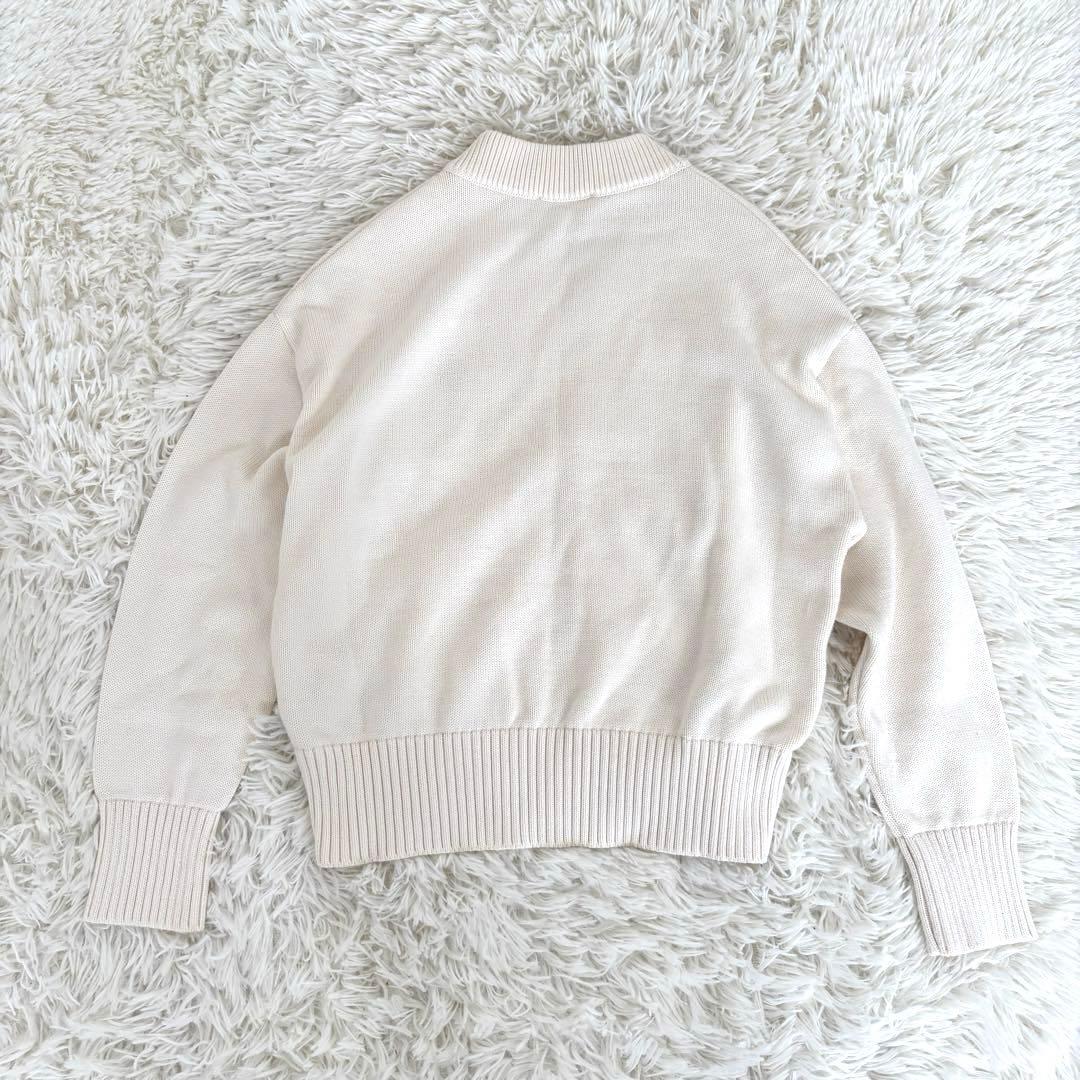 極美品 ✨AMI PARIS ハート刺繍ニットカーディガン アイボリーレディース