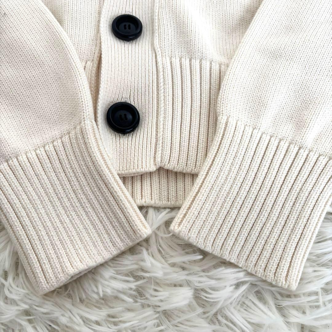 極美品 ✨AMI PARIS ハート刺繍ニットカーディガン アイボリーレディース