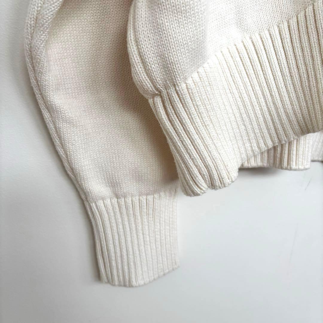 極美品 ✨AMI PARIS ハート刺繍ニットカーディガン アイボリーレディース