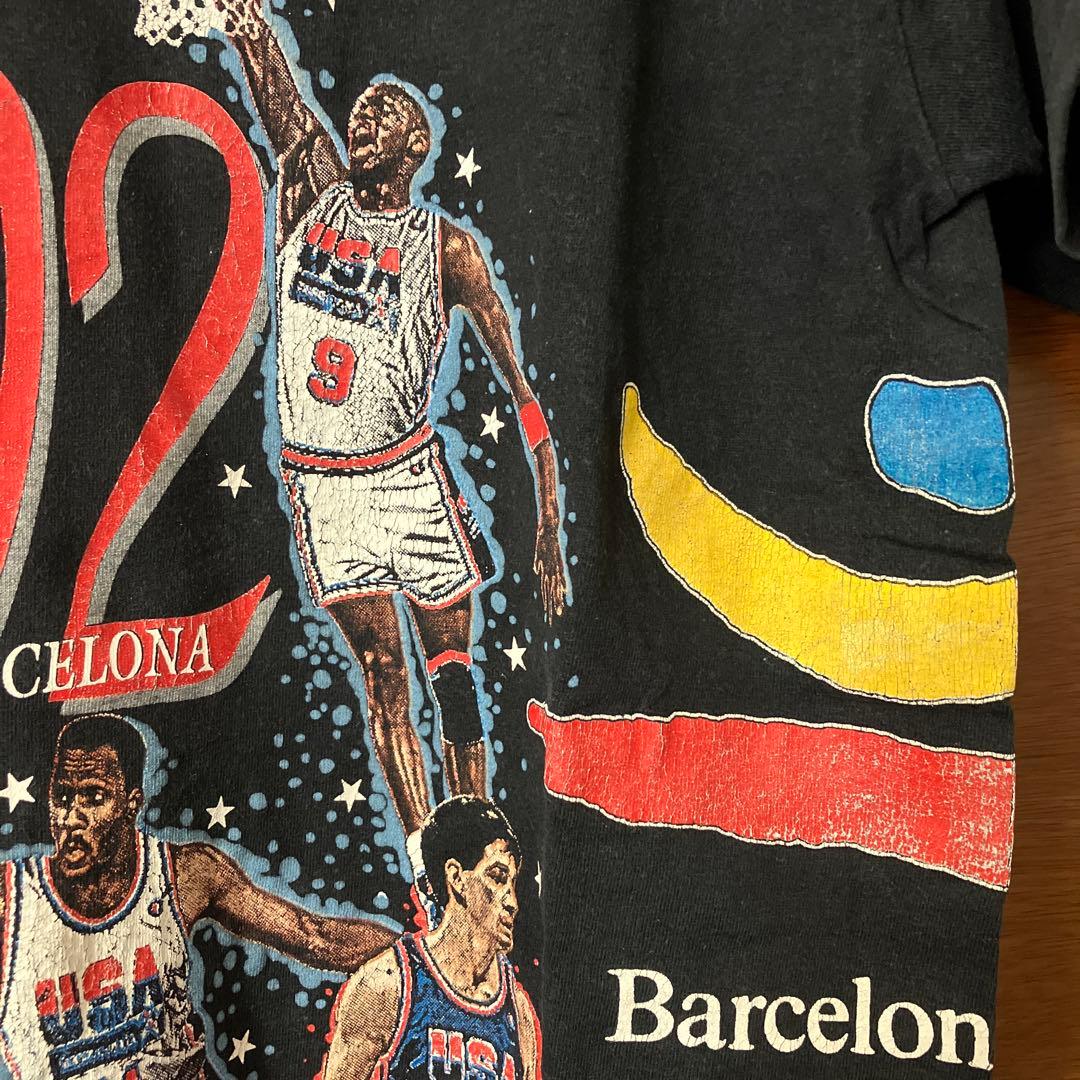 90s ドリームチーム1、ジョーダン、ユーイング、バルセロナ五輪、USA、L