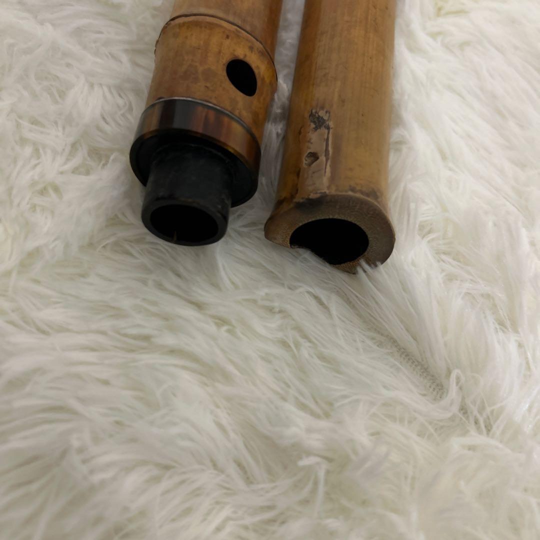 【希少品】尺八 竹仙 籐巻　約55cm