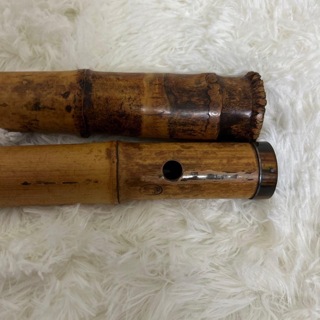【希少品】尺八 竹仙 籐巻　約55cm