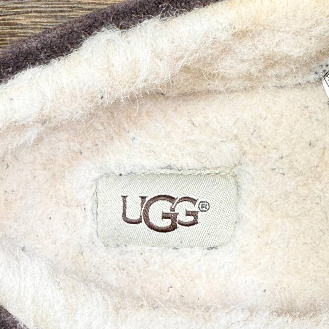 ◆UGG◆アグ 26.0cm モカシン アスコット スエード ブラウン レザー