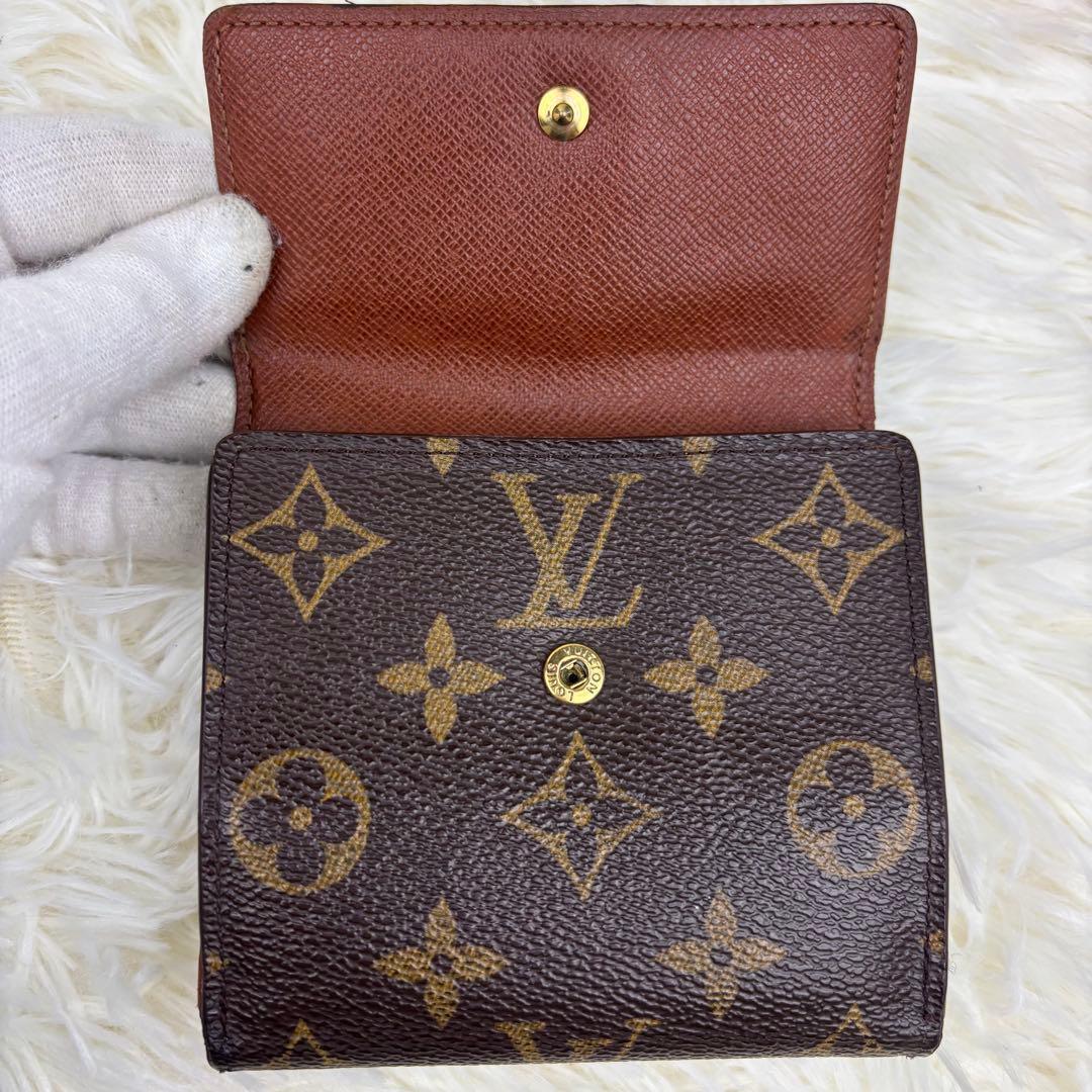 ルイヴィトン モノグラム ポルトモネビエカルトクレディ Wホック財布