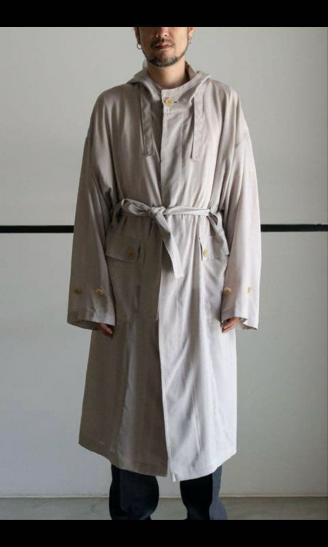 ジャケット・アウター RAINMAKER SHADOW STRIPE HOODED COAT