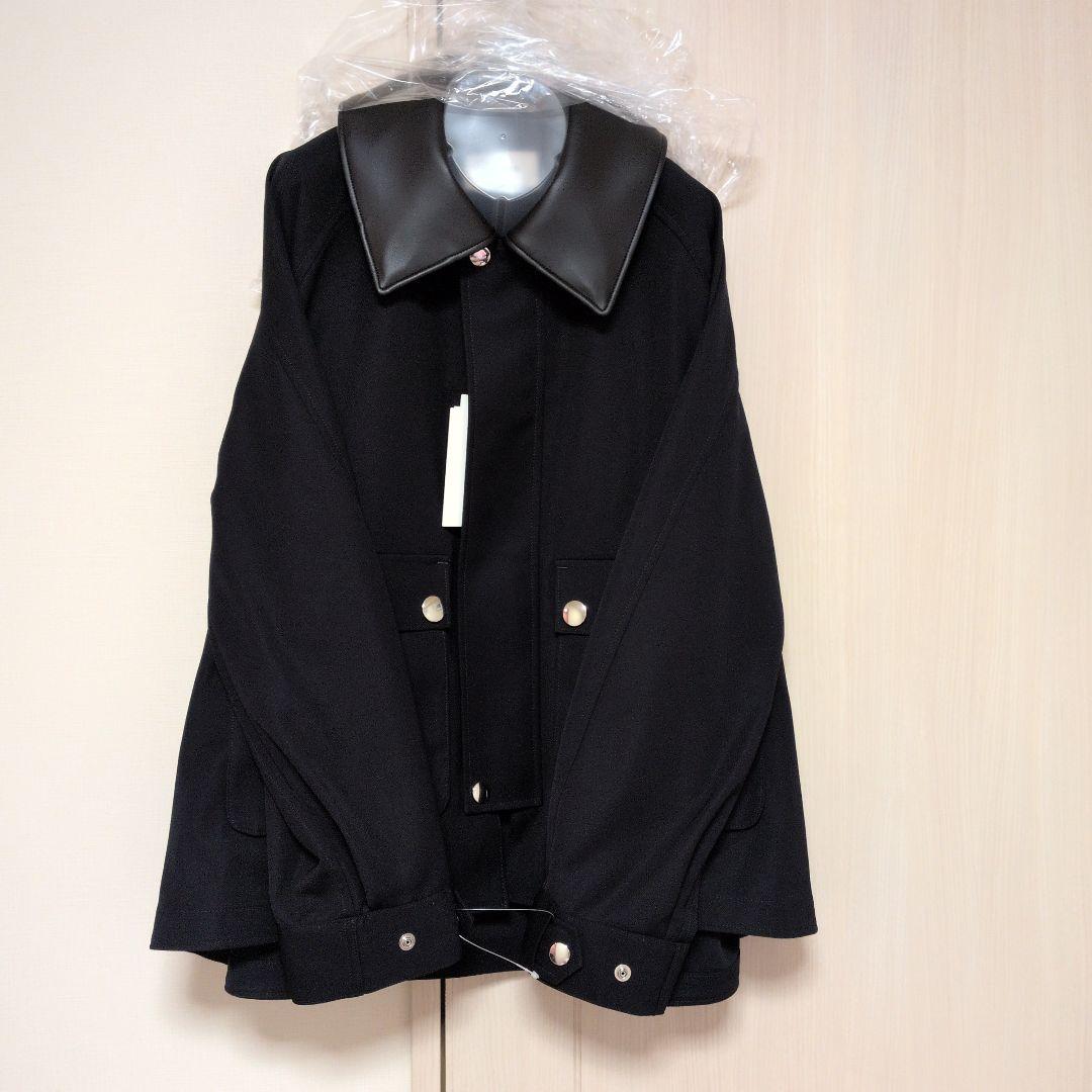 【別注】＜THE RERACS ＞ミディアム ポンチョ ブルゾン　36　NAVY