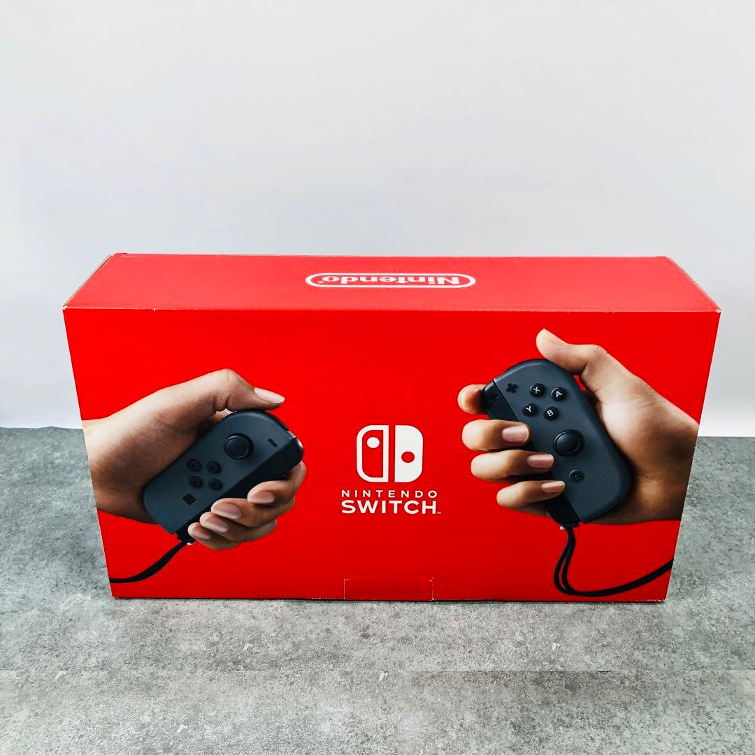 【美品】 バッテリー強化版 Nintendo Switch 本体 グレー