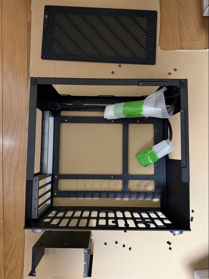 COOJ Z-18 MATX CNCアルミ PCケース スペースグレイ