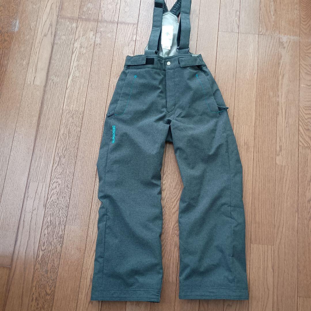DESCENTE　子ども用スキーウェア ターコイズ/グレー　130サイズ