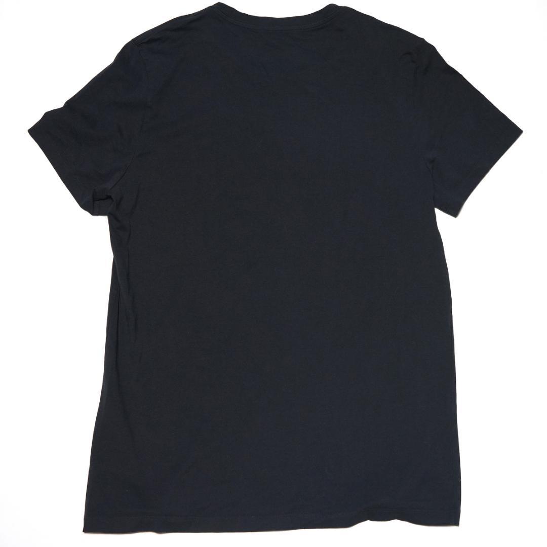 バルマン BALMAIN ゴールド ロゴ 半袖 Tシャツ 黒 ブラック L