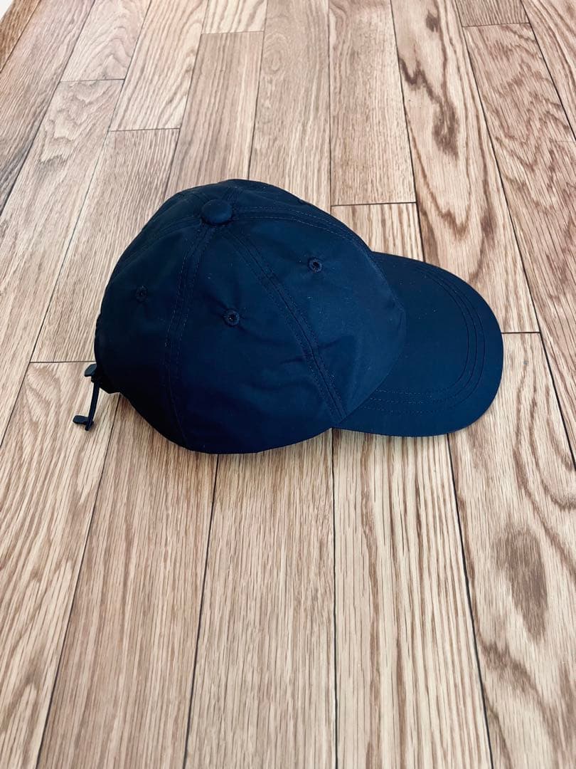 meanswhile POLYESTER TWILL 6PANEL CAP 黒
