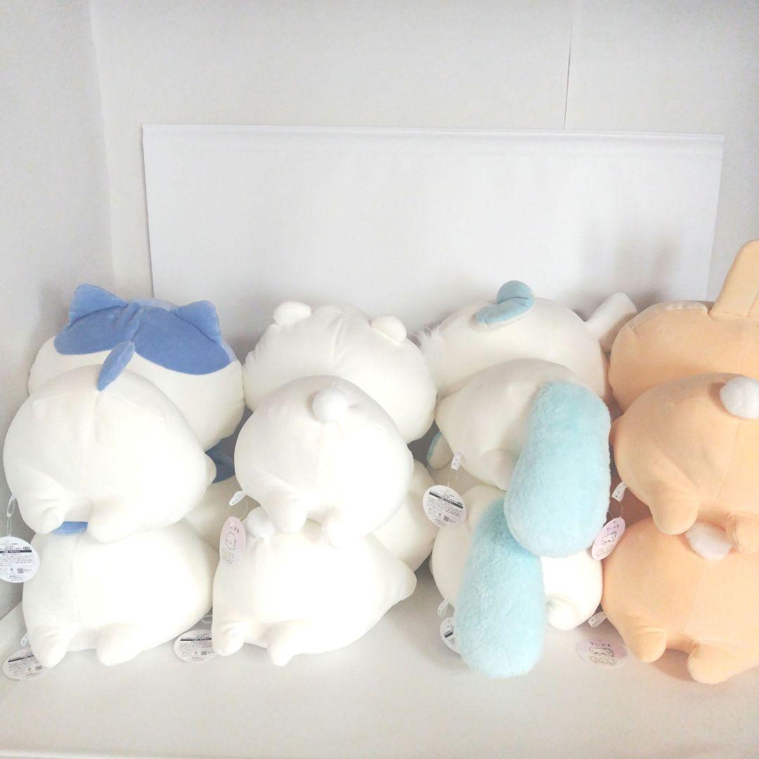 ちいかわ もっちるねそべりBIGぬいぐるみ ①② 各全2種 4体セット×2計8体