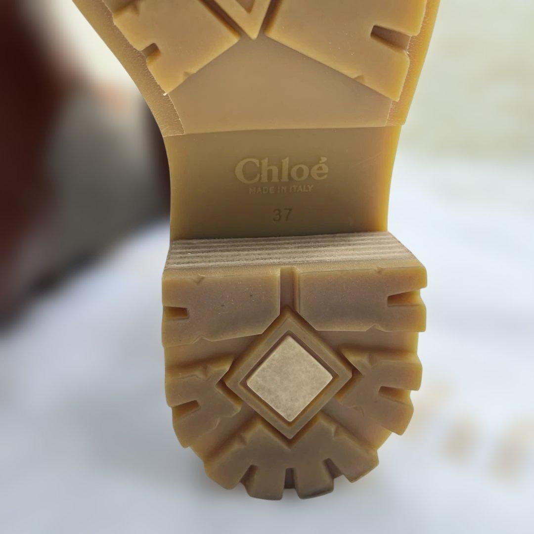 Chloe クロエ フランヌ　ショートブーツ マットカーフスキンソックスアンクル