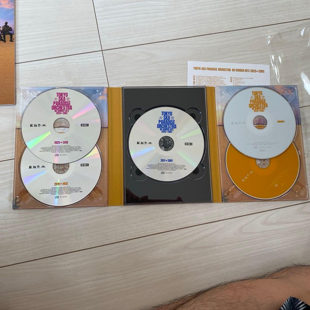 NO BORDER HITS 2025→2001 DVD枚組付き