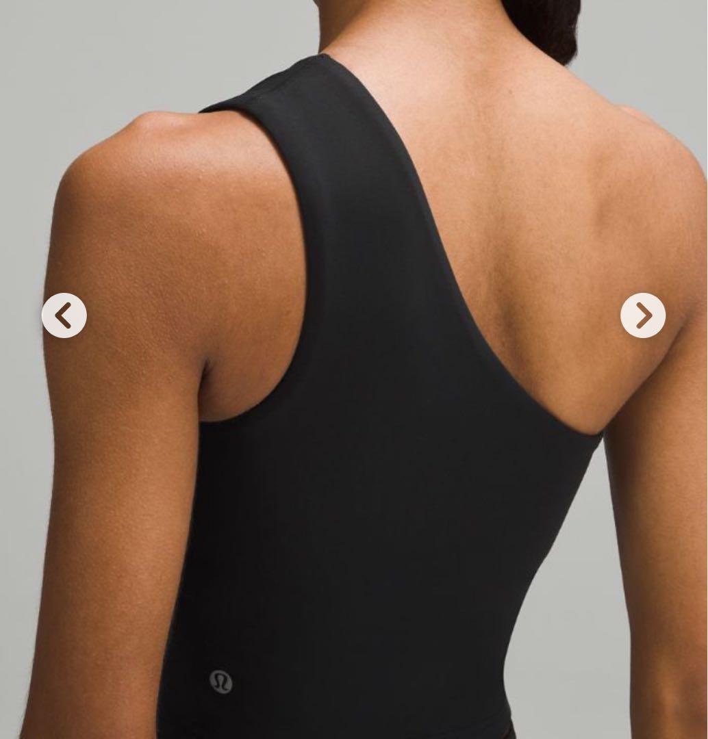 完売品Lululemon 片方肩出し アシンメトリータンクヨガウェア 新品タグ付